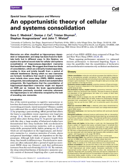 Mednick, S.C., Cai, D. J., Shuman, T., Anagnostaras, S