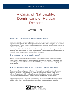 Dominicans of Haitian Descent