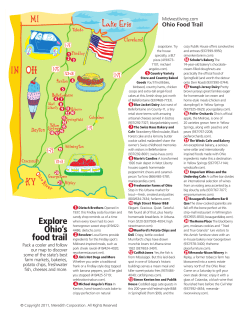 Explore Ohio`s food trail