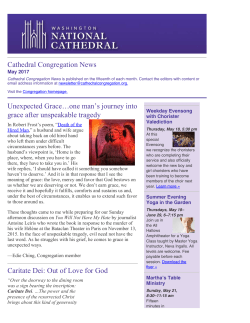 eNews  - Washington National Cathedral