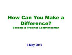 How Can You Make a Difference?