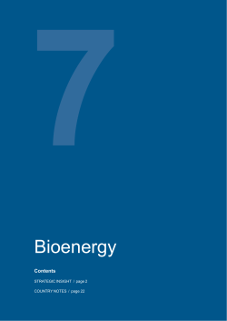 Bioenergy - World Energy Council