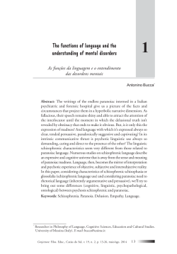 The functions of language and the understanding of mental