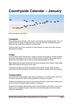 Countryside Calendar - Scottish Outdoor Access Code