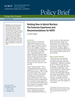 Policy Brief - The German Marshall Fund of the United States