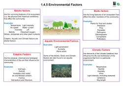 Environmental Factors Poster