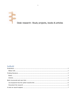 a guide on finding them, and help on how to structure your search
