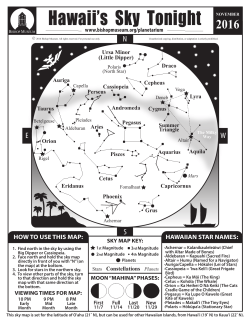 Hawaii`s Sky Tonight