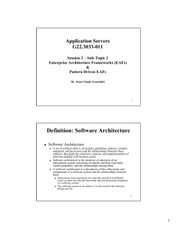 Application Servers G22.3033-011