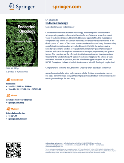 Endocrine Oncology