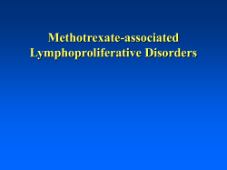 Methotrexate-associated Lymphoproliferative