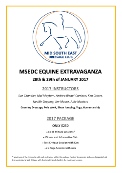 msedc equine extravaganza - Mid South East Dressage Club