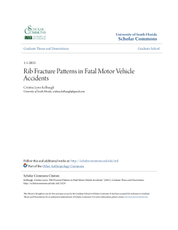 Rib Fracture Patterns in Fatal Motor Vehicle Accidents
