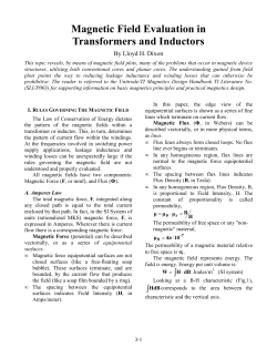 Magnetic Field Evaluation in Transformers and