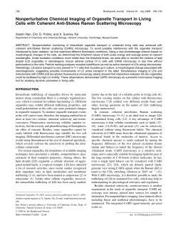 Nonperturbative Chemical Imaging of Organelle