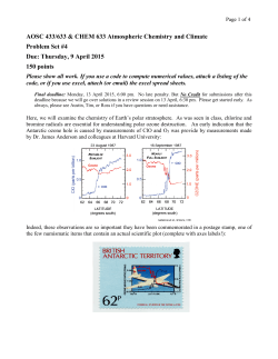 ACC 2012: Problem Set 4