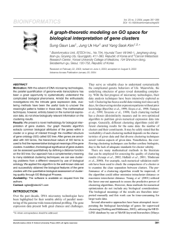 A graph-theoretic modeling on GO space for biological interpretation