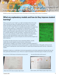 MBI Guide - Modeling