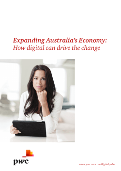 Expanding Australia`s Economy: How digital can