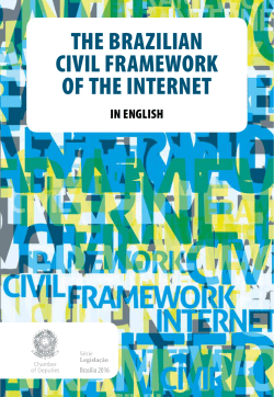 the brazilian civil framework of the internet