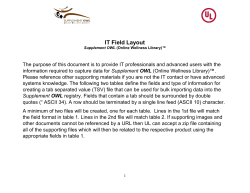 IT Field Layout Guide
