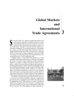 and International Trade Agreements