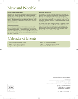 New and Notable - Wildwood School