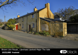 Brown Lion House , Llanmaes Llantwit Major The Vale