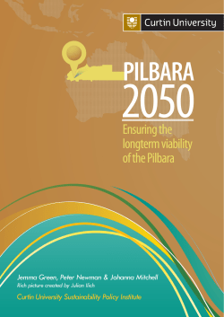 Pilbara 2050, Ensuring the longterm viability of