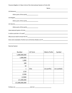 Number US Term Metric Prefix Symbol 1,000,000,000 1,000,000