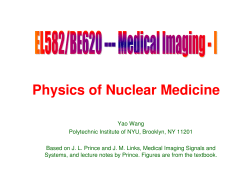 Physics of Nuclear Medicine