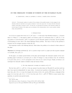 On the chromatic number of subsets of the Euclidean plane