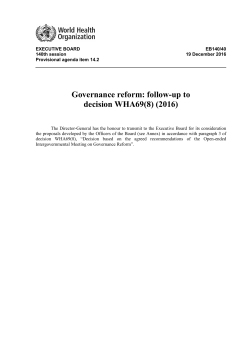 EB140/40 - World Health Organization