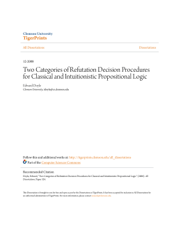 Two Categories of Refutation Decision Procedures for