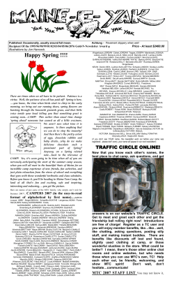 Happy Spring - Maine Teen Camp