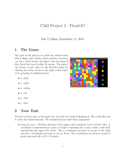 C343 Project 2 - Flood-It!