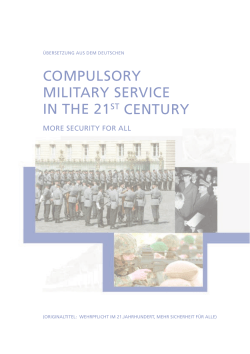 compulsory military service in the 21st century