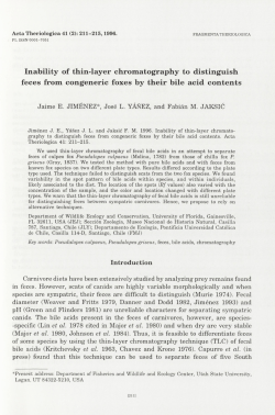 Inability of thin-layer chromatography to distinguish feces from
