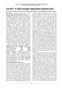 Ioncell-F: A High-strength regenerated cellulose fibre