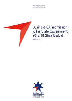 70321_FINAL_2017-18 State Budget Submission