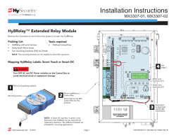 Installation Instructions
