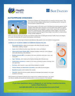 Autoimmune diseases