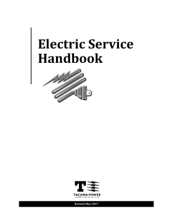 Electric Service Handbook