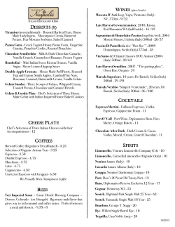 Dessert Menu Winter 2-5-14