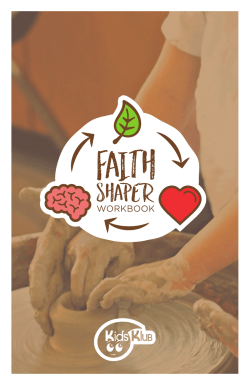 FaithShaper Workbook