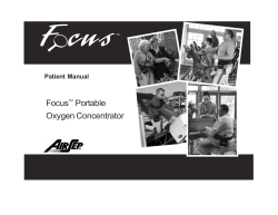 Focus Portable Oxygen Concentrator User Manual