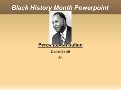 Black History Month Powerpoint