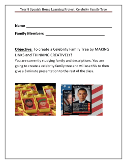 Celebrity Family Tree