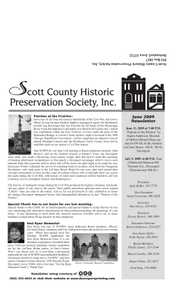 June 2009 Newsletter