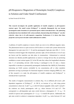 pH-Responsive Magnetism of Homoleptic Iron(II) Complexes in